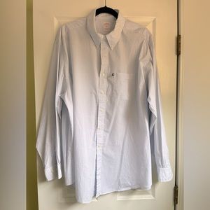 Brooks Brother 346 Men’s Long Sleeve Dress Shirt, XXL, EUC.